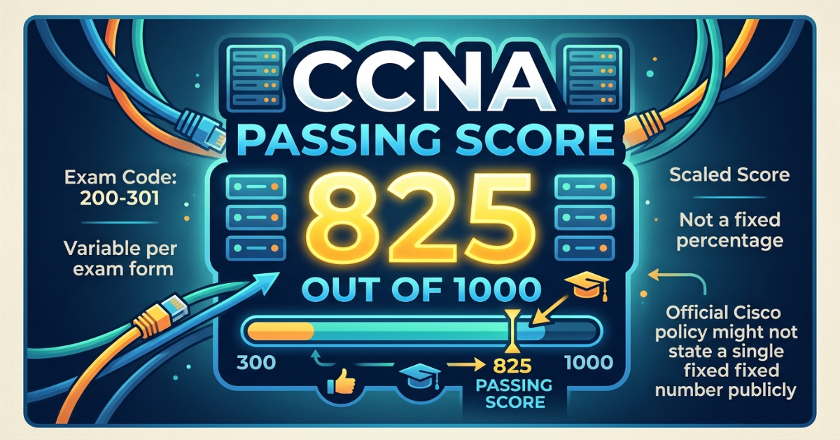 CCNA Passing Score Explained: Marks, Scoring & Tips