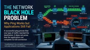 The Network Black Hole Problem: Why Ping Works but Applications Still Fail