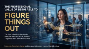 The Professional Value of Being Able to Figure Things Out